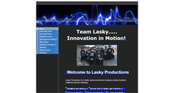 Desktop Screenshot of laskyproductions.com