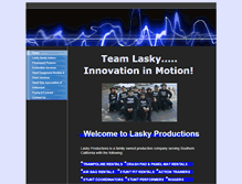 Tablet Screenshot of laskyproductions.com